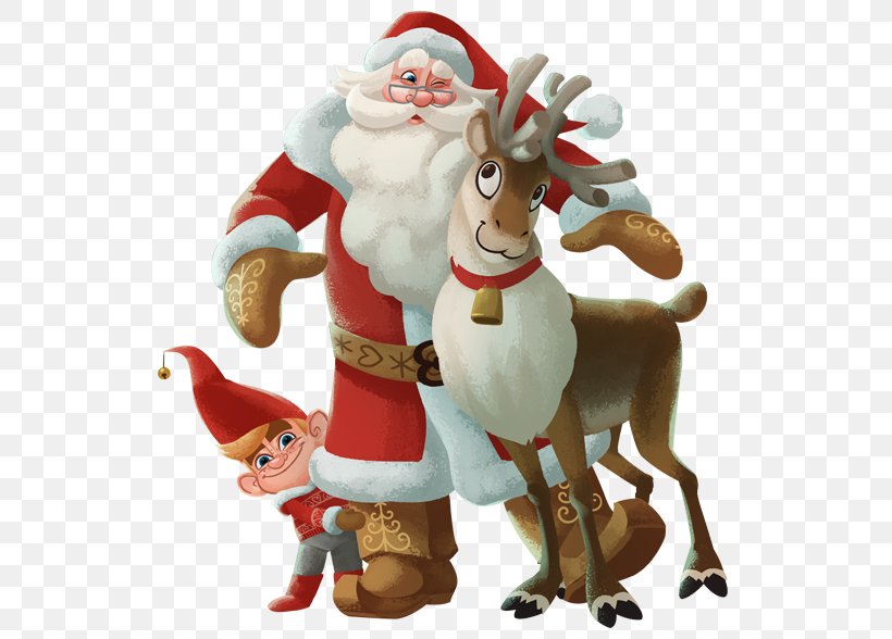 Santa Claus Joulupukki Korvatunturi Christmas Reindeer, PNG, 531x588px, Santa Claus, Child, Christmas, Christmas Ornament, Deer Download Free