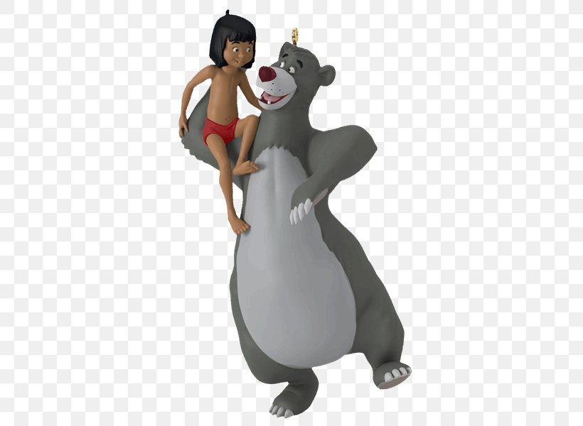 The Jungle Book Baloo Mowgli Rudolph Christmas Ornament, PNG, 600x600px,  Watercolor, Cartoon, Flower, Frame, Heart Download