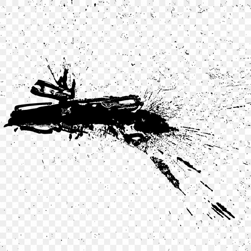 Black And White Clip Art, PNG, 2400x2400px, Black And White, Black, Drawing, Insect, Invertebrate Download Free