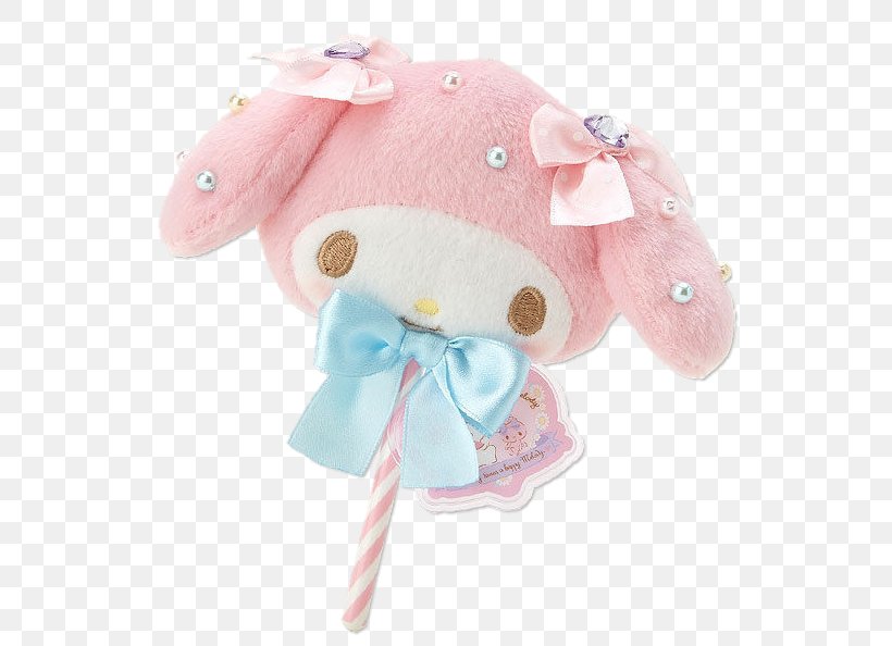 My Melody Hello Kitty Stuffed Animals & Cuddly Toys Sanrio, PNG, 613x594px, Watercolor, Cartoon, Flower, Frame, Heart Download Free
