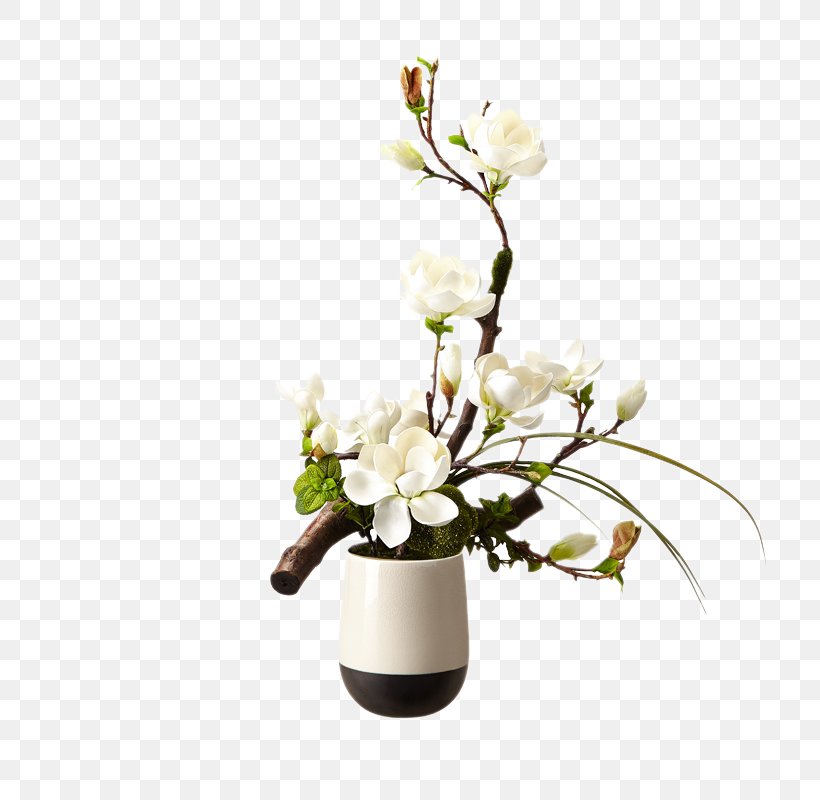 Flower Bouquet Floral Design Magnolia, PNG, 800x800px, Flower, Art, Artificial Flower, Blossom, Branch Download Free