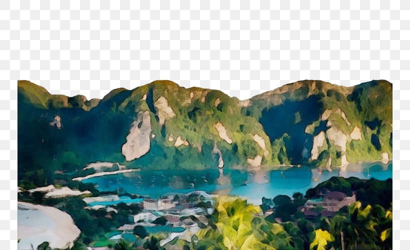 Nature Natural Landscape Water Water Resources Nature Reserve, PNG, 750x500px, Watercolor, Landscape, Mountain, Natural Landscape, Nature Download Free