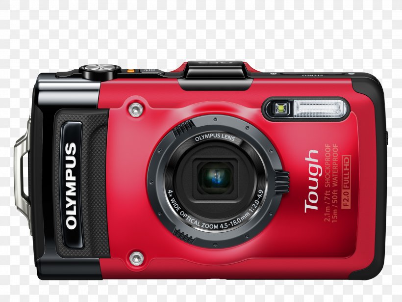 Olympus Tough TG-4 Olympus Tough TG-5 Point-and-shoot Camera, PNG, 3000x2250px, Olympus Tough Tg4, Camera, Camera Lens, Cameras Optics, Digital Camera Download Free