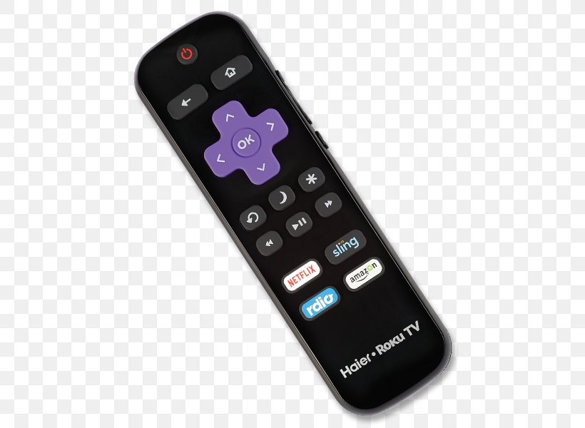Remote Controls Roku High-definition Television LED-backlit LCD Electronics, PNG, 510x600px, Remote Controls, Cellular Network, Electronic Device, Electronics, Electronics Accessory Download Free