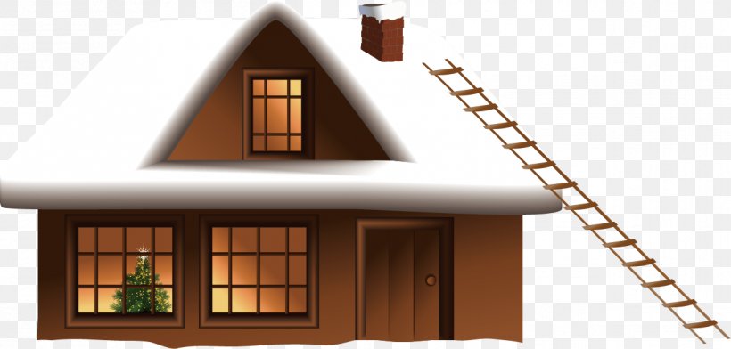 Snow House Winter Illustration, PNG, 1243x595px, Snow, Building, Cartoon, Christmas, Cottage Download Free