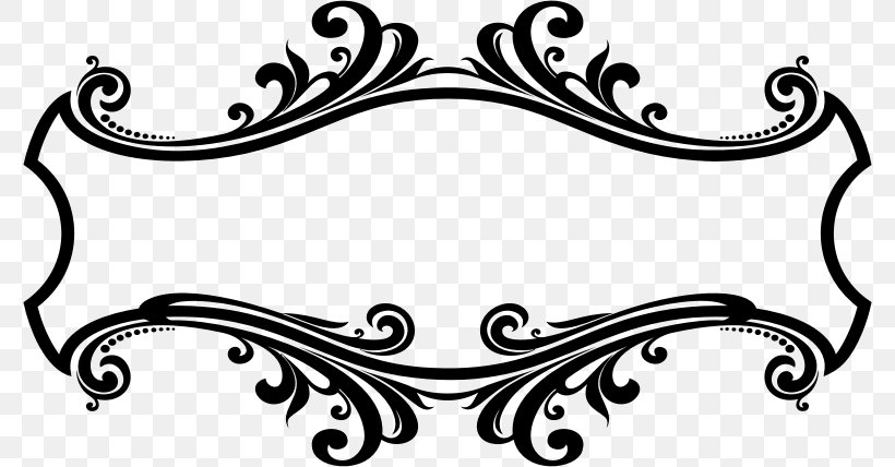 Borders And Frames Picture Frames Ornament Decorative Arts Clip Art, PNG, 778x428px, Borders And Frames, Area, Art, Artwork, Black Download Free