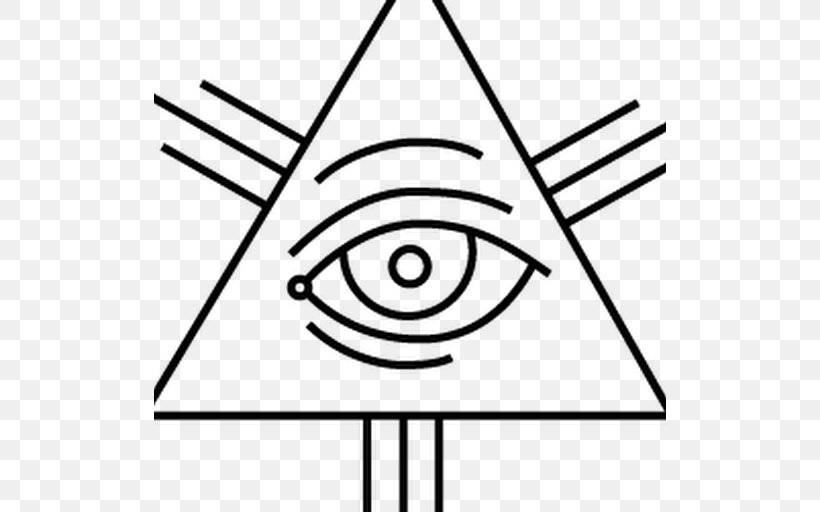 Eye Of Providence Divine Providence Symbol Eye Of Horus Trinity, PNG, 512x512px, Eye Of Providence, Area, Black, Black And White, Divine Providence Download Free