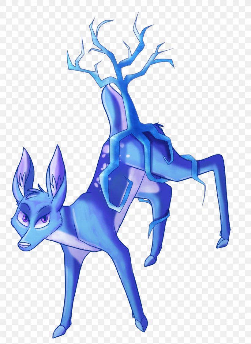 Reindeer Horse Clip Art Illustration, PNG, 1024x1402px, Reindeer, Animal Figure, Antler, Art, Blue Download Free