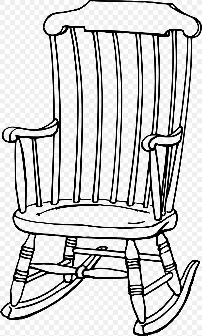 Rocking Chairs Drawing Clip Art, PNG, 1442x2400px, Rocking Chairs, Area, Black And White, Chair, Coloring Book Download Free