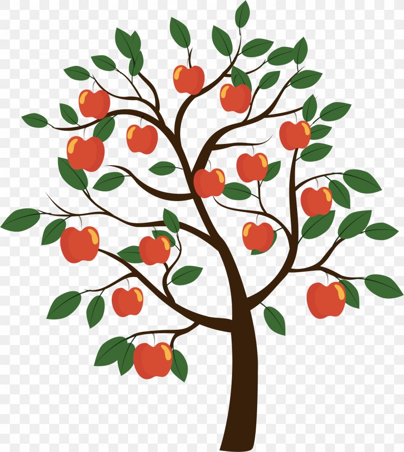Fruit Tree Euclidean Vector, PNG, 1825x2041px, Fruit, Agriculture, Apple, Avocado, Branch Download Free