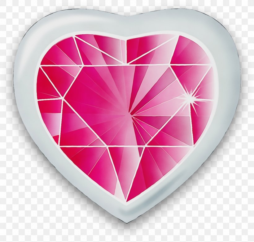 Heart Pink Magenta Heart Love, PNG, 1280x1221px, Watercolor, Heart, Love, Magenta, Paint Download Free