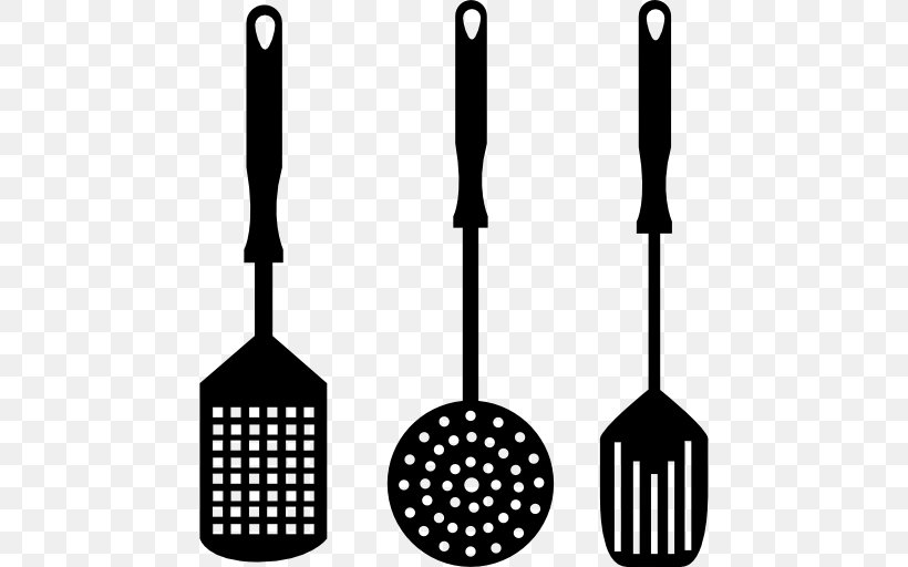 Kitchen Utensil Tool Cooking Spatula, PNG, 512x512px, Kitchen Utensil, Black And White, Chef, Cooking, Hardware Download Free