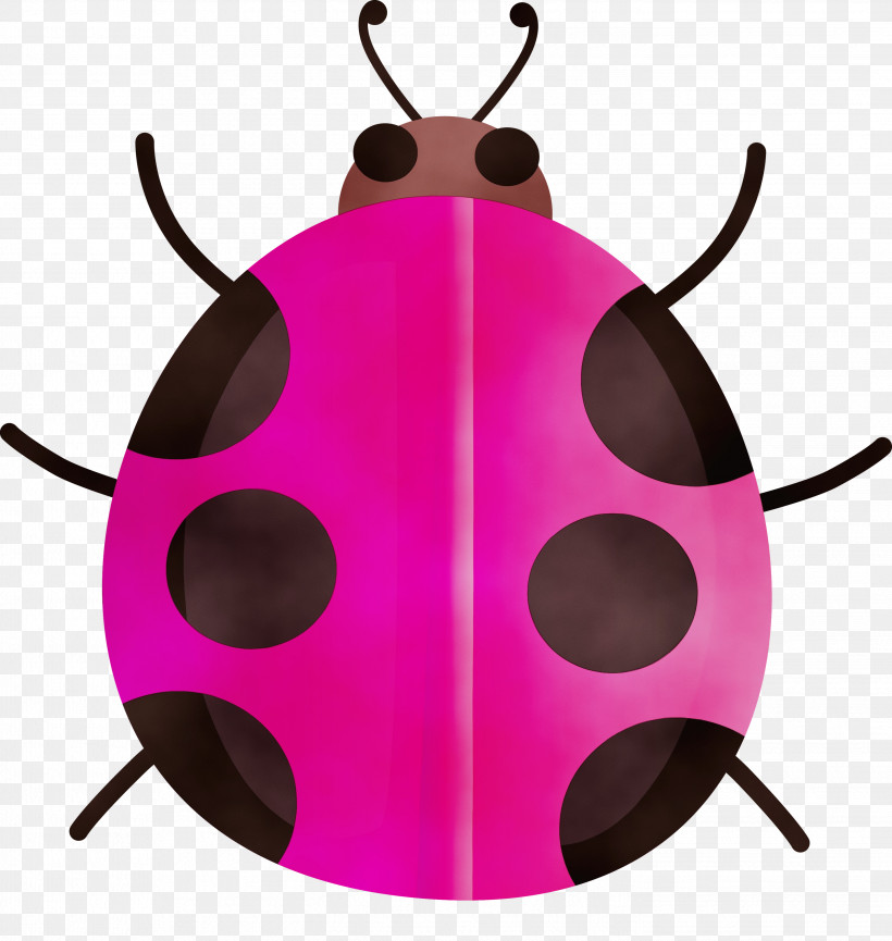 Pink Insect Magenta Beetle Pest, PNG, 2843x3000px, Watercolor Ladybug, Beetle, Insect, Jewel Bugs, Magenta Download Free