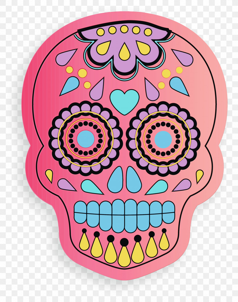 Pink M Font Meter, PNG, 2365x3000px, Skull, Meter, Mexico, Paint, Pink M Download Free