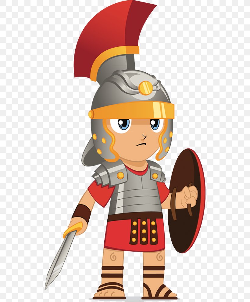 Cartoon Roman Soldier