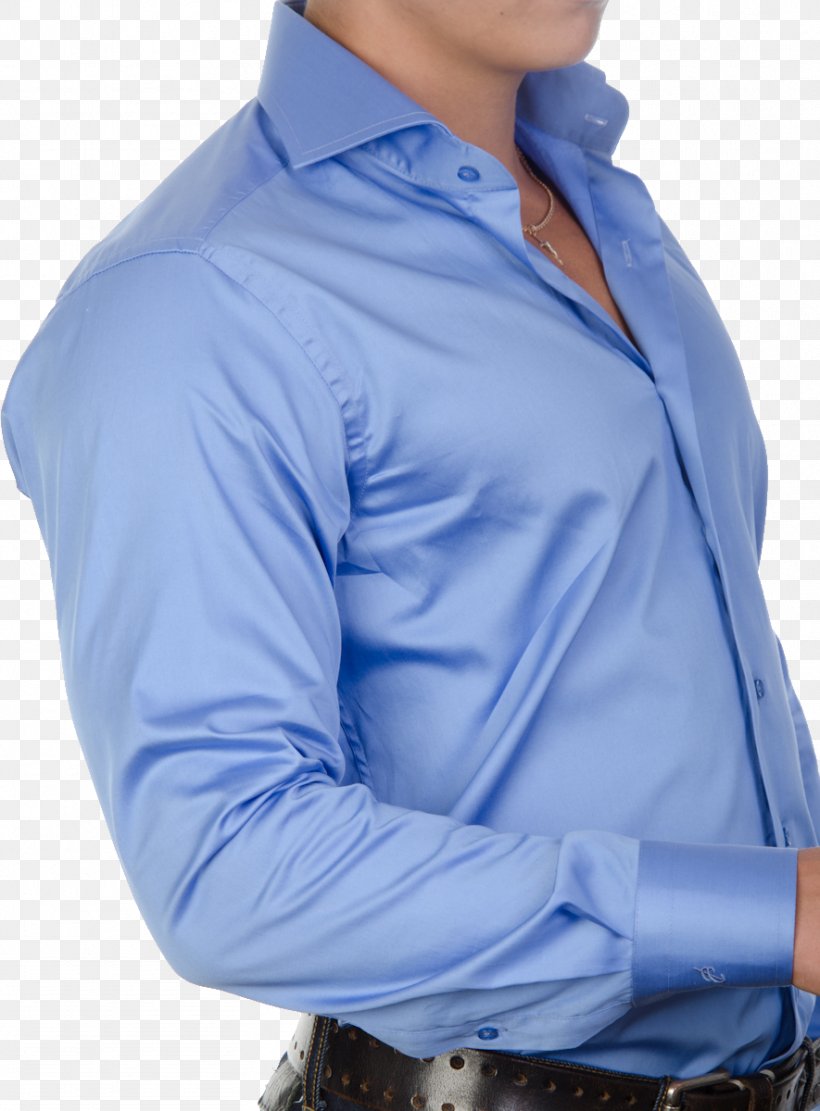 Dress Shirt Sleeve T-shirt Clothing, PNG, 885x1200px, Dress Shirt, Blue, Clothing, Collar, Cuff Download Free