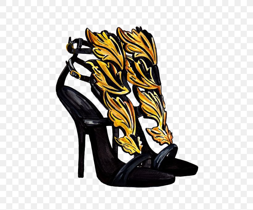 Shoe High-heeled Footwear Sandal Fashion Illustration, PNG, 564x682px, Shoe, Art, Drawing, Fashion, Fashion Design Download Free