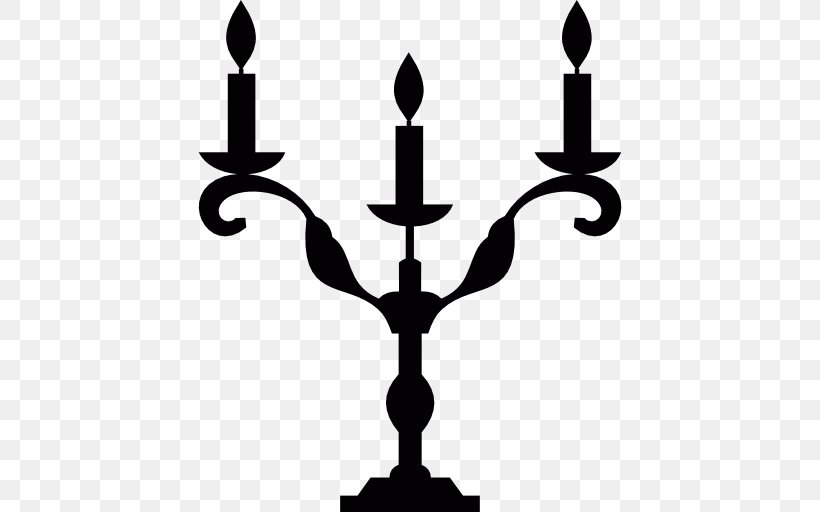 Candelabra Candlestick Light Chandelier, PNG, 512x512px, Candelabra, Artwork, Black And White, Candle, Candle Holder Download Free