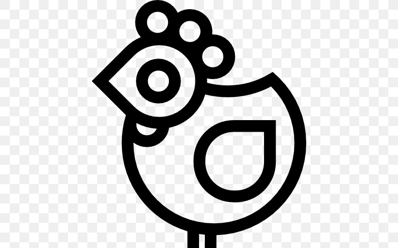 Chicken As Food Hen Clip Art, PNG, 512x512px, Chicken, Area, Black And White, Chicken As Food, Food Download Free