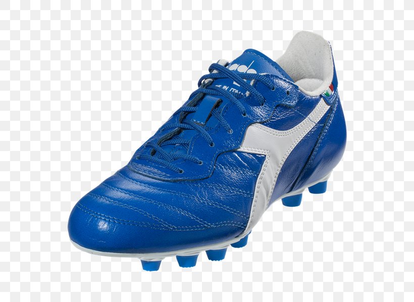 Diadora BRASIL ITALY LT MD PU Soccer Cleat, PNG, 600x600px, Cleat, Adidas, Athletic Shoe, Blue, Calfskin Download Free