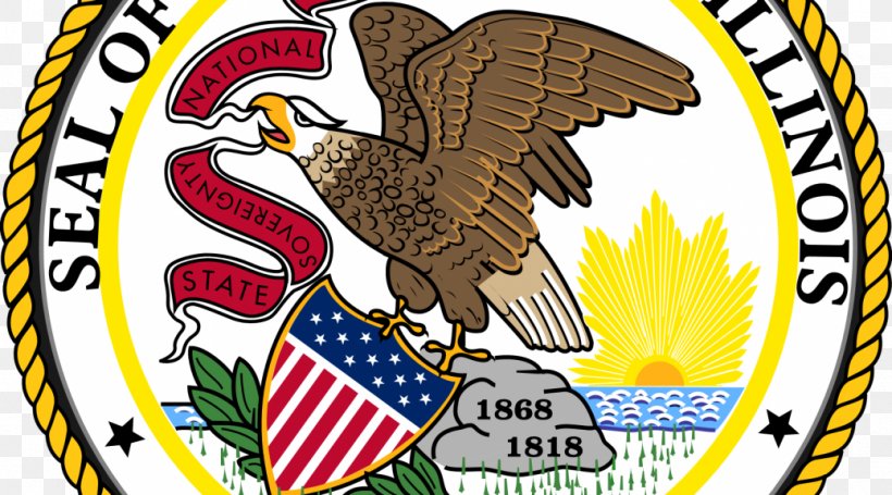 Flag Of Illinois Governor Of Illinois Great Seal Of The United States, PNG, 1038x576px, Illinois, Beak, Bird, Brand, Bruce Rauner Download Free