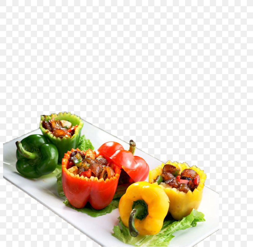 Sea Cucumber As Food Hors Doeuvre Vegetarian Cuisine Recipe Stuffed Peppers, PNG, 800x800px, Sea Cucumber As Food, Appetizer, Bell Pepper, Bell Peppers And Chili Peppers, Cuisine Download Free