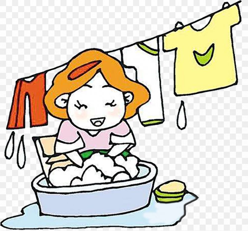 Cartoon Washing Clothing Laundry Clip Art, PNG, 859x798px, Cartoon, Area, Art, Artwork, Clothing Download Free