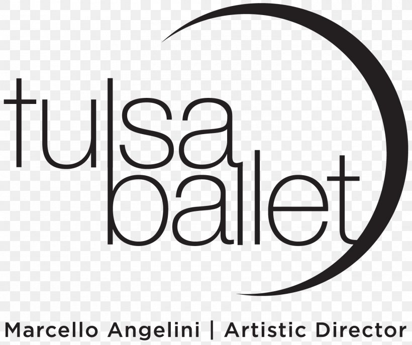 Tulsa Ballet Theater, Inc. Logo Brand Design Clip Art, PNG, 1500x1258px, Logo, Area, Black And White, Brand, Diagram Download Free