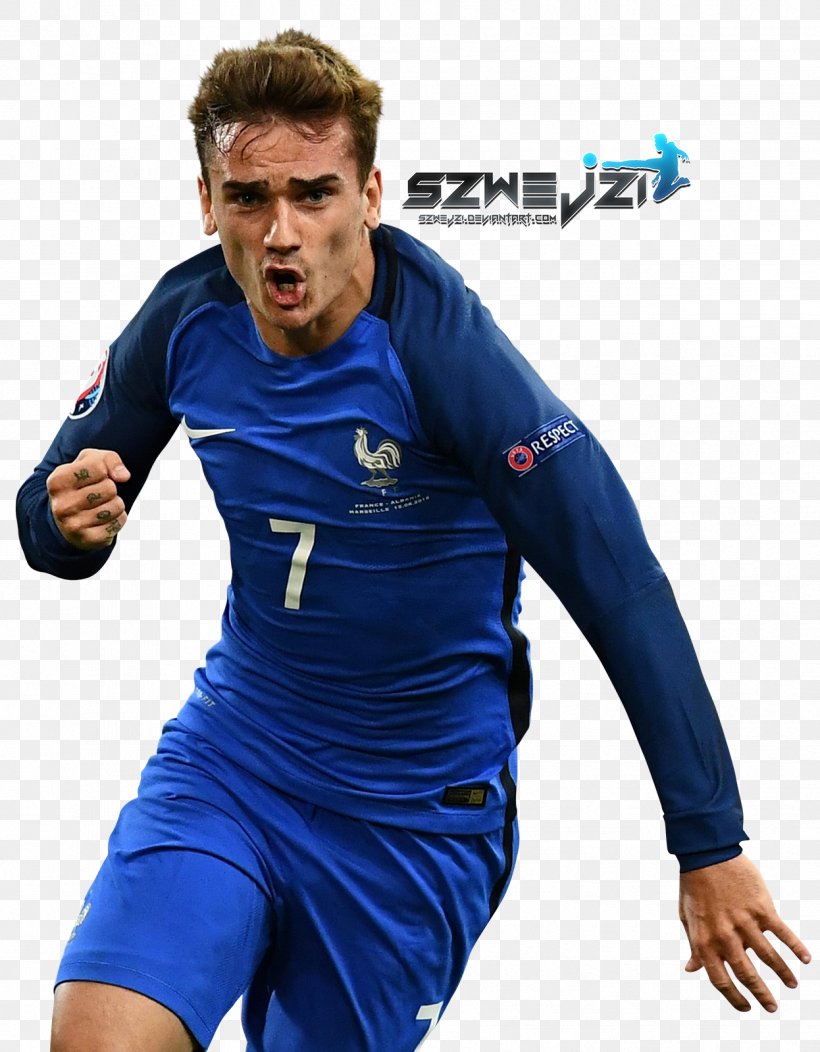 Antoine Griezmann France National Football Team UEFA Euro 2016 Football Player Jersey, PNG, 1246x1600px, Antoine Griezmann, Art, Blue, Clothing, Electric Blue Download Free