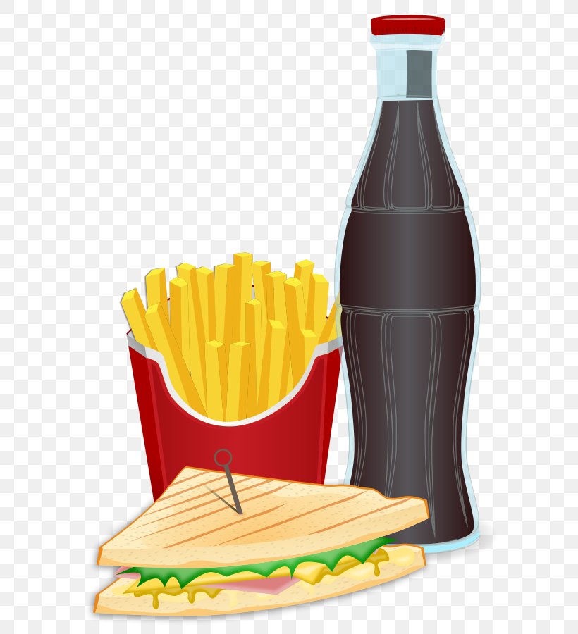 Fizzy Drinks Coca-Cola French Fries Hamburger Submarine Sandwich, PNG, 653x900px, Fizzy Drinks, Beverage Can, Bottle, Cocacola, Fast Food Download Free