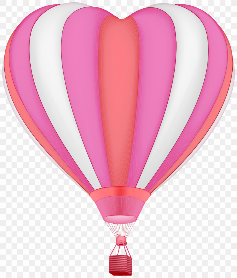 Hot Air Balloon, PNG, 2559x3000px, Watercolor, Balloon, Heart, Hot Air Balloon, Line Download Free
