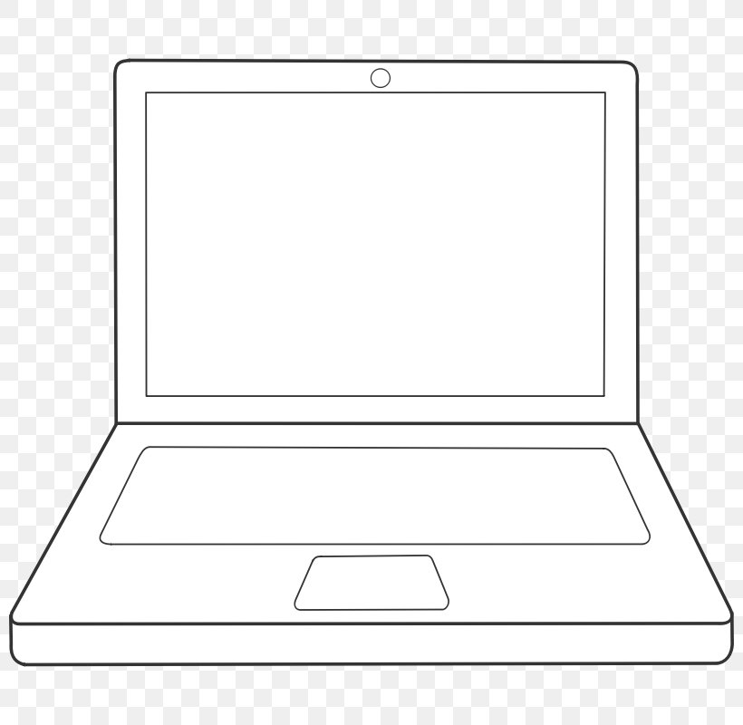 Laptop Macintosh Drawing Clip Art, PNG, 800x800px, Laptop, Area, Computer, Computer Monitors, Drawing Download Free