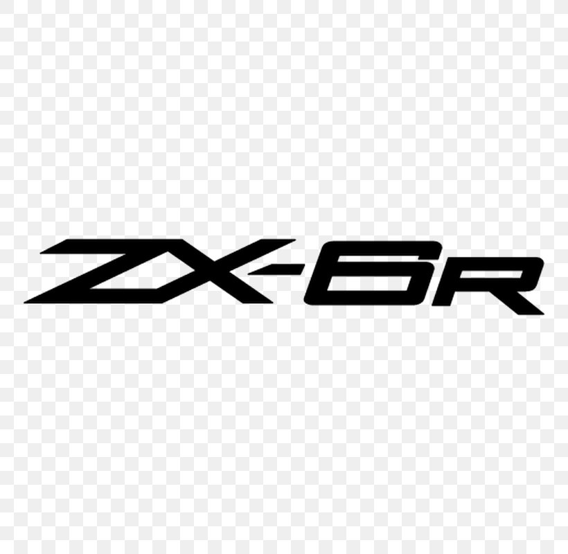 Logo Ninja ZX-6R Kawasaki Motorcycles Decal, PNG, 800x800px, Logo, Adhesive, Black And White, Brand, Decal Download Free