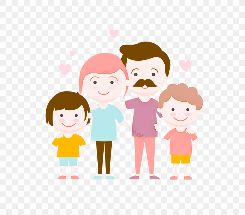 Cartoon People Child Pink Male, PNG, 2618x2296px, Cartoon, Cheek, Child, Friendship, Male Download Free