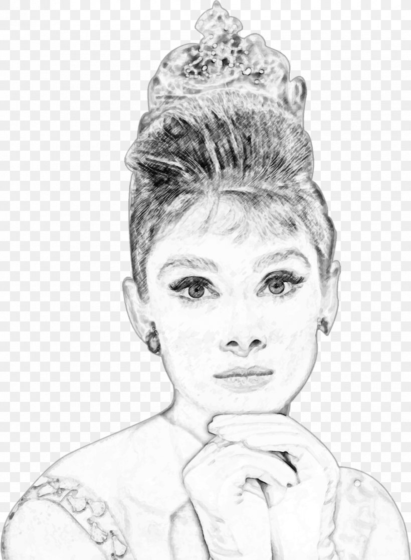 Audrey Hepburn Drawing Pencil Portrait Sketch, PNG, 1723x2344px, Audrey Hepburn, Actor, Art, Artwork, Beauty Download Free
