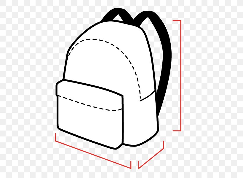 Backpack Paper Bag Vans Pocket, PNG, 600x600px, Backpack, Area, Bag, Black, Black And White Download Free