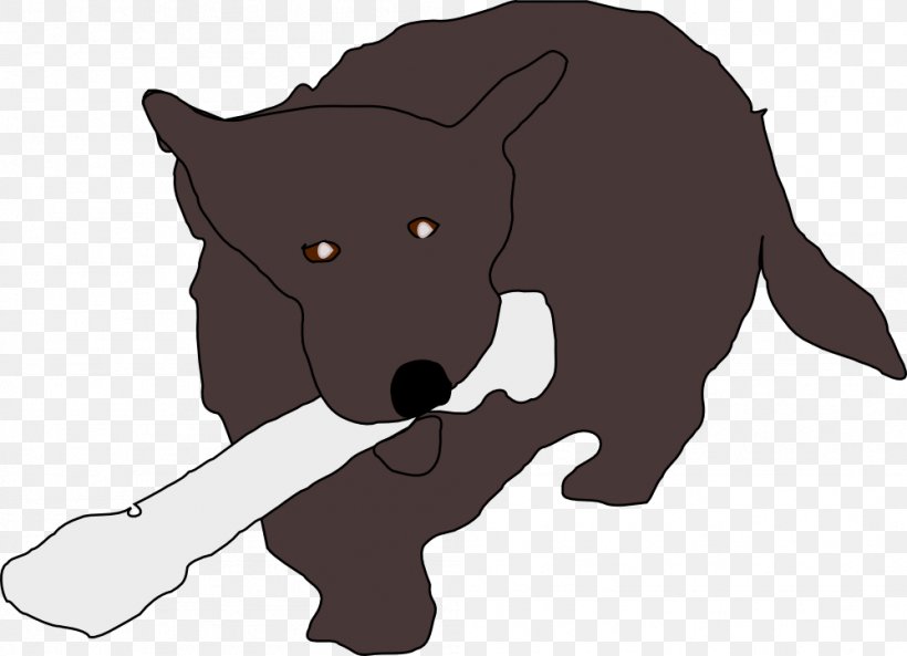 Bull Terrier Puppy Bone Clip Art, PNG, 999x723px, Bull Terrier, Bear, Black, Bone, Carnivoran Download Free