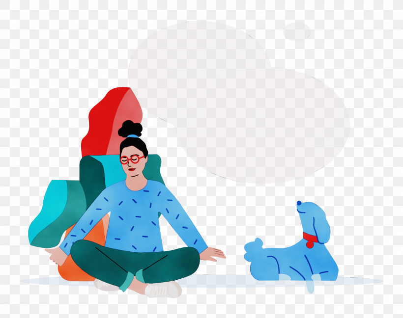 Cartoon Sitting Leisure Microsoft Azure Behavior, PNG, 2500x1976px, Happy Life, Alone Time, Behavior, Cartoon, Human Download Free