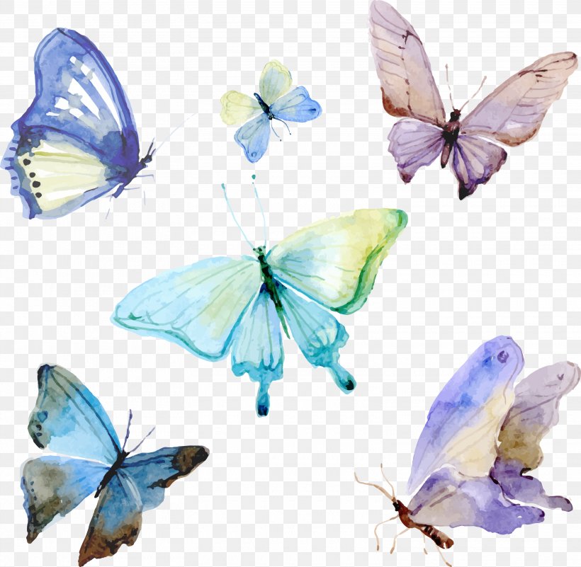 Clip Art Image Painting Illustration Design, PNG, 3120x3051px, Painting, Arthropod, Butterfly, Celastrina, Common Blue Download Free