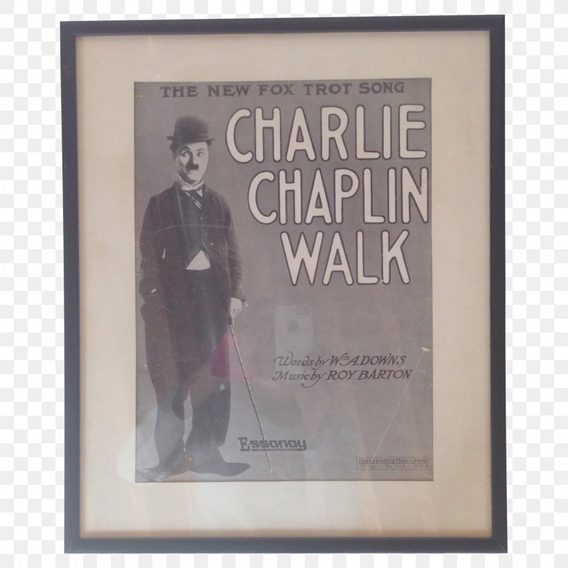 Foxtrot Poster Walking Charlie Chaplin, PNG, 2322x2323px, Foxtrot, Charlie Chaplin, Picture Frame, Poster, Text Download Free