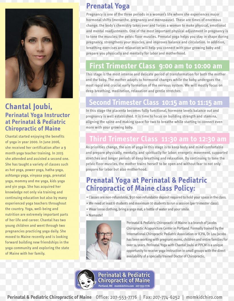 Maine Namaste Chiropractic Brochure Advertising Yoga, PNG, 2445x3151px, Maine, Acupuncture, Advertising, Brochure, Drug Download Free