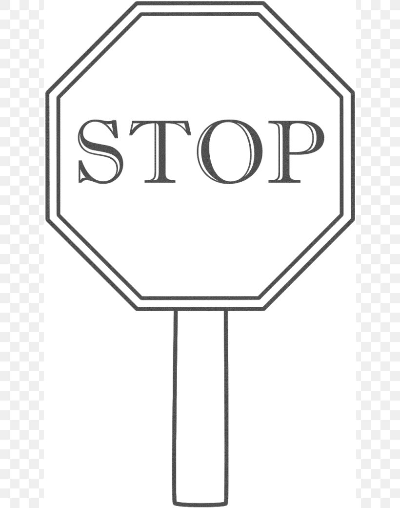 Stop Sign Black And White Clip Art, PNG, 640x1040px, Stop Sign, Area, Black And White, Blog, Brand Download Free