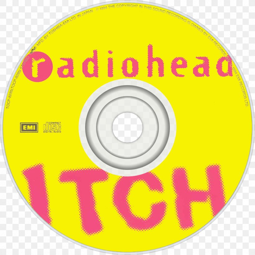 Anyone Can Play Guitar Radiohead Pablo Honey Compact Disc Circle, PNG, 1000x1000px, Radiohead, Area, Australia, Australians, Brand Download Free