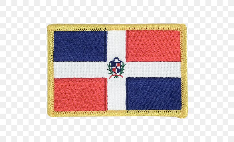 Flag Of The Dominican Republic Fahne Flag Patch, PNG, 750x500px, Dominican Republic, Banner, Embroidered Patch, Fahne, Flag Download Free