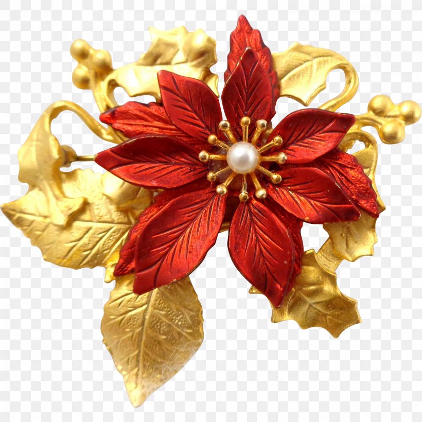 Poinsettia Brooch Jewellery Pin Flower, PNG, 1827x1827px, Poinsettia, Brooch, Christmas, Christmas Tree, Costume Jewelry Download Free