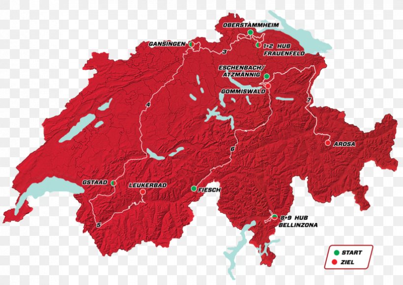 2018 Tour De Suisse 2017 Tour De Suisse Frauenfeld 2018 Tour De France UCI World Tour, PNG, 825x584px, 2018, 2018 Tour De France, Frauenfeld, France, Map Download Free