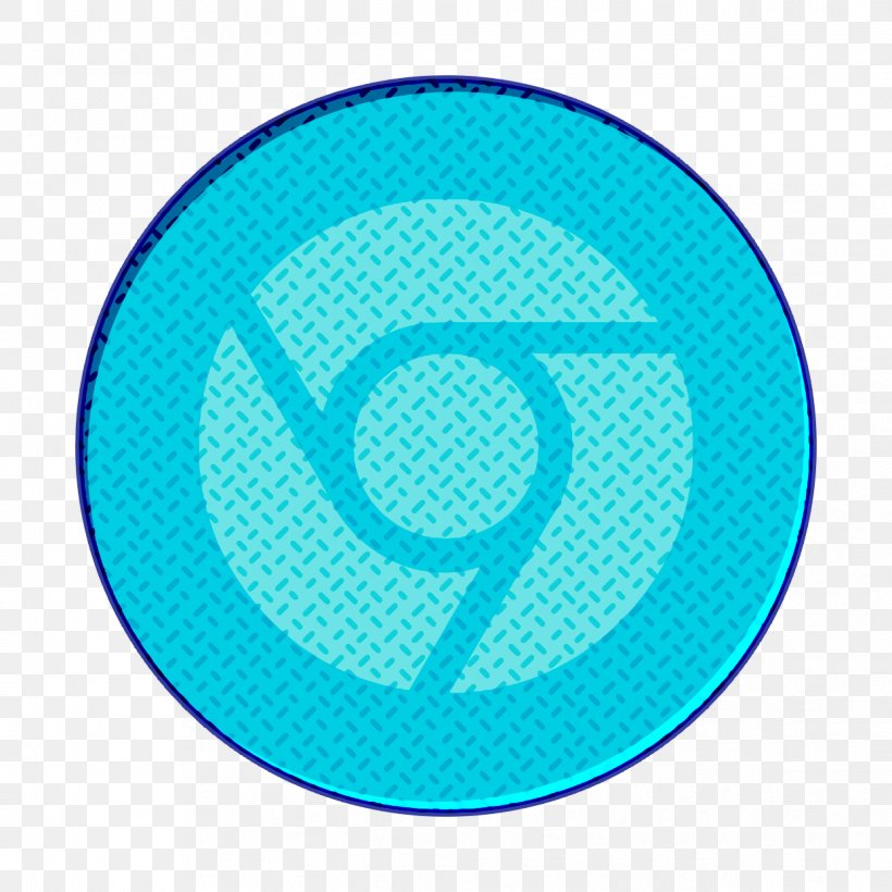 Icon aqua 3. Синий значок хрома. Бирюзовый круг. Значок хром синий\.