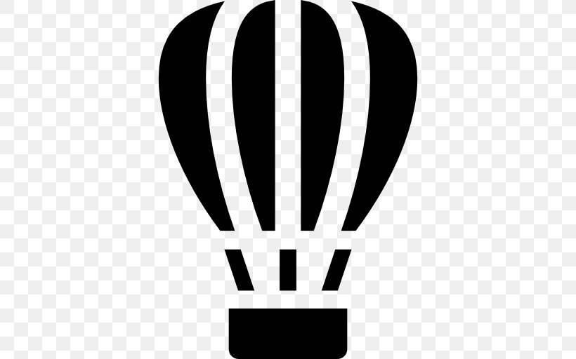 Flight Hot Air Balloon Helicopter, PNG, 512x512px, Flight, Balloon, Black, Black And White, Brand Download Free