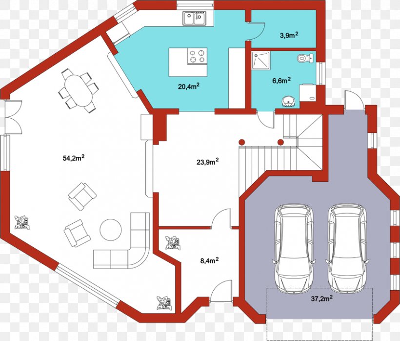 Floor Plan House Oak Garage Drawing Room, PNG, 850x724px, Floor Plan, Area, Attic, Diagram, Dining Room Download Free