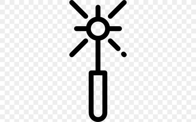 Magic Wand, PNG, 512x512px, Symbol, Area, Black And White, Photography, Solar Symbol Download Free